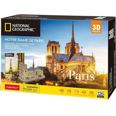 CubicFun 3D Пъзел PARIS NOTRE DAME DE PARIS NATIONAL GEOGRAPHIC (1005357F)