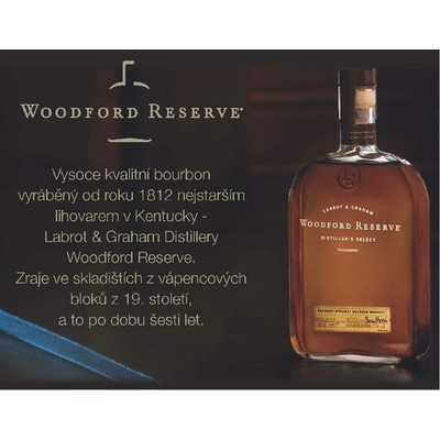 Woodford Reserve 43,2% 0,7 l (holá láhev)
