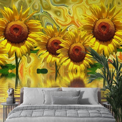 Art gift Фототапет Абстрактни слънчогледи