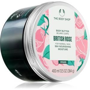 The Body Shop British Rose Body Butter масло за тяло с аромат на рози 400ml