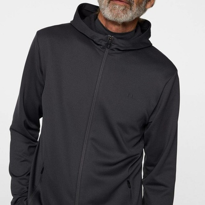 J.Lindeberg Aerial Full Zip Hood Asphalt