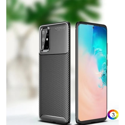 OPPO Reno 4 Pro Удароустойчив Carbon Fiber Калъф и Протектор