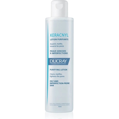 Ducray Keracnyl почистваща вода за мазна и проблемна кожа 200ml