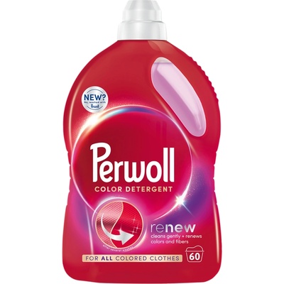 Perwoll Renew специален гел за пране Color 60 PD, 3 л