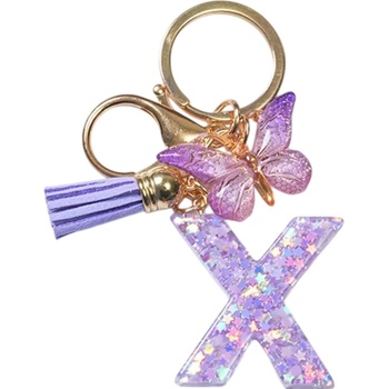 HARAHU Ключодържател Азбука - x / Лилава kp37918 (37918)