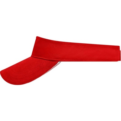 Myrtle Beach Kšilt Sunvisor MB6123 Vínová / bílá