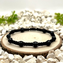Certom Macramé náramek s černým turmalínem 0276