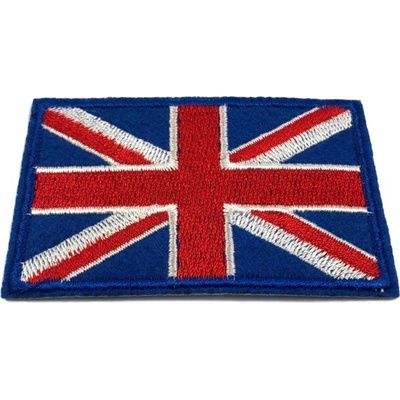 Vlajka, vyšívaná, zažehľovacia, Spojené kráľovstvo, Veľká Británia