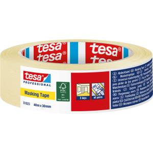 tesa ХАРТИЕНА ЛЕНТА tesa professional ЗА БОЯДИСВАНЕ 40м х 30мм (51023-00013-00)