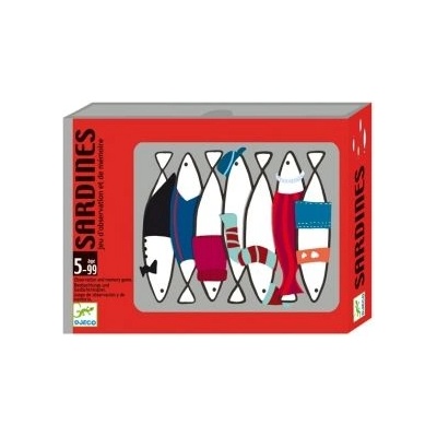 DJECO - Детски карти за игра сардини (DJ05161)