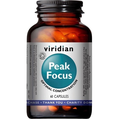 Viridian Peak Focus Organic 60 kapsúl