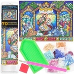 NORIMPEX Diamond Mosaic Mandala 7D Birth in Stable 40x30cm 1006597