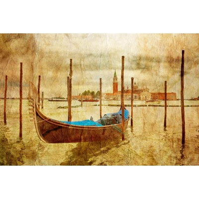 Dimex MS-5-2046 Vliesová fototapeta Gondola v Benátkách rozměry 375 x 250 cm