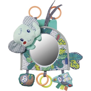 Infantino Бебешка играчка с огледало Infantino - Слонче (IN315068)