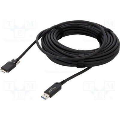 Delock 83217 optický USB A vidlice USB B micro vidlice 15m černý