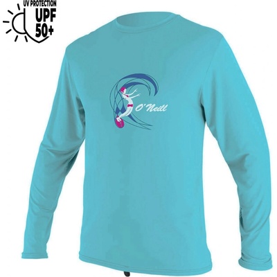 O'Neill Toddler O'zone L/S Sun Shirt Gir light aqua