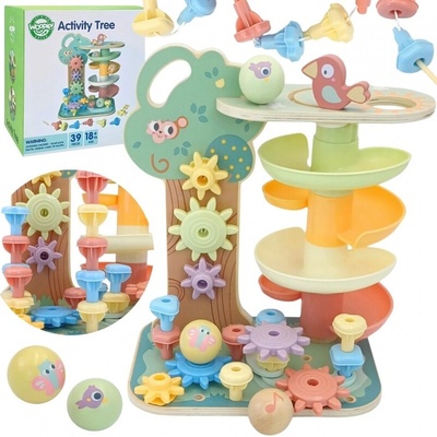 Woopie toys Guľôčková dráha a stavebnica pre najmenších