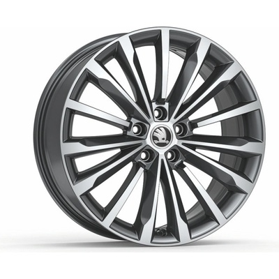 Škoda TRINITY 8x19 5x112 ET44 anthracite metallic