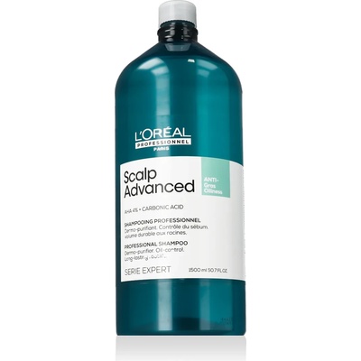 L'Oréal Serie Expert Scalp Advanced AHA 4% + Carbonic Acid Shampoo 1500 ml