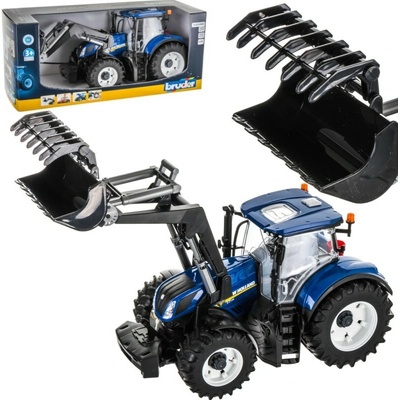 Bruder 3121 Traktor New Holland T7.315 s čelním nakladačem