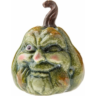 Keramický svietnik s halloweenským motívom Pumpkin – Dakls