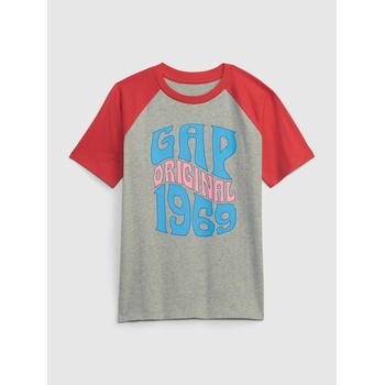 GAP Бебешка тениска с щампа Gap GAP | Siv | Момчешки | 104/110