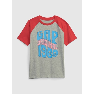 GAP Бебешка тениска с щампа Gap GAP | Siv | Момчешки | 104/110