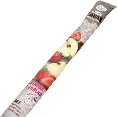 Nara Natur Lavaš neslazený Jahoda a jablko 100% ovocná trubička 140 g