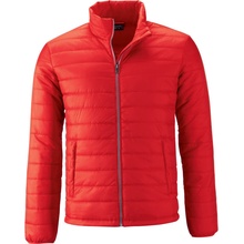 James & Nicholson pánská prošívaná bunda JN1120 Red