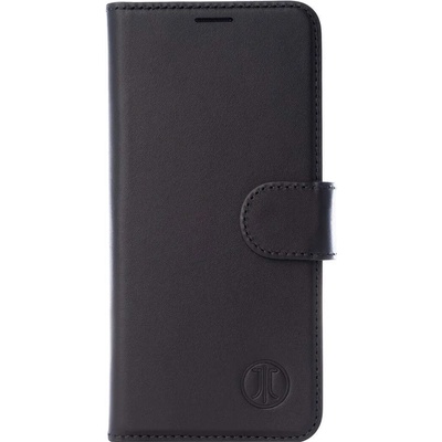 JT BERLIN LeatherBook Kreuzberg Case - хоризонтален кожен (естествена кожа) калъф тип портфейл за Huawei P30 Pro (черен)