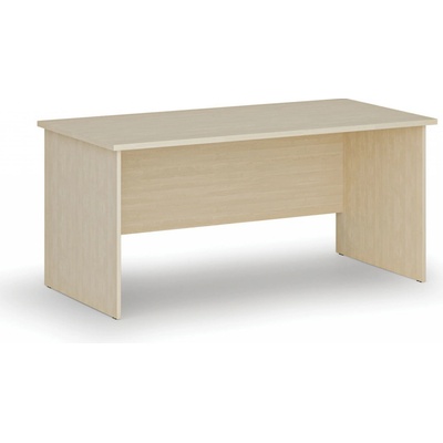 PRIMO Kancelářský psací stůl rovný WOOD, 1600 x 800 mm, bříza