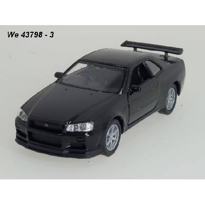 Welly Nissan Skyline GT-R black code 43798 modely aut 1:34