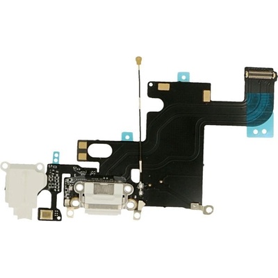 Flex kabel Apple iPhone 6 dobíjení + AV konektor bílý