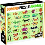 Headu Детска игра Headu - Домино пъзел с животни (HMU55270) - ozone