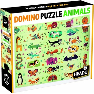 Headu Детска игра Headu - Домино пъзел с животни (HMU55270) - ozone