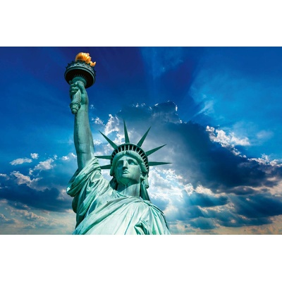 DIMEX ART Флизелинов фототапет статуята на свободата и небето 375 x 250 см