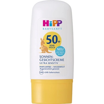 Image 1 of HiPP Babysanft Бебешки слънцезащитен крем за лице SPF50+ - 30 мл
