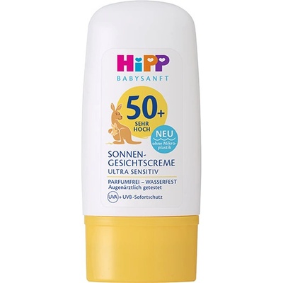 HiPP Babysanft Бебешки слънцезащитен крем за лице SPF50+ - 30 мл