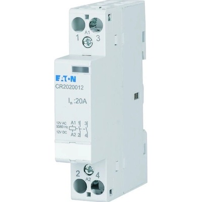 Eaton CR2011012 instalační stykač, 12 V DC/AC, 20 A, 1 spínací kontakt, 1 rozpínací kontakt, 1 ks