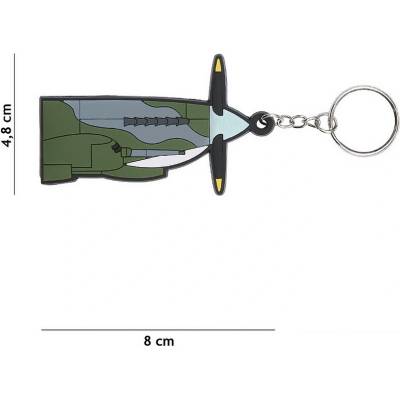 FOSTEX GARMENTS Klíčenka 3D PVC Spitfire