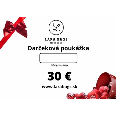 DARČEKOVÁ POUKÁŽKA 30€ NA NÁKUP V E-SHOPE