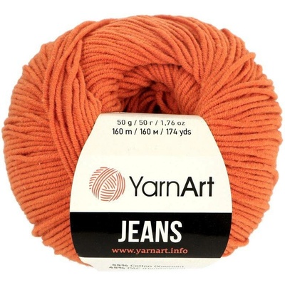 YarnArt Jeans 85 cihlová