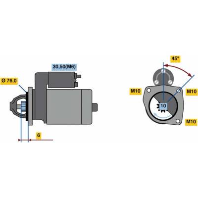 BOSCH STARTER 0 986 023 620