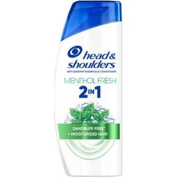 Head & Shoulders Menthol Fresh 2in1 šampon a kondicionér 2 v 1 proti lupům 625 ml