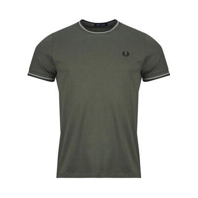 Fred Perry tričká s krátkym rukávom Twin tipped zelené