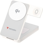 Verbatim Foldable 3-in-1 Qi2 Magnetic Wireless Power Bank 10000 mAh White (32296) - iexpert