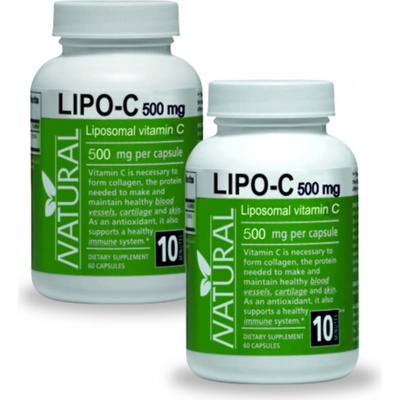 Natural LIPO-C Vitamín C 500 mg 60 kapsúl