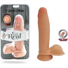 Get Real Dual Density Dildo 12 Cm Balls Skin