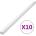 vidaXL Кабелен канал 60x60 мм 10 м PVC (155922)