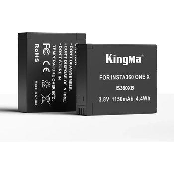 KingMa Батерия за Insta 360 One X 1150 mAh 4.4W